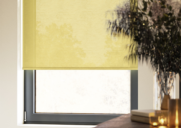 Savona, Lustrous Yellow - Twist&Fit Roller Blind - Image 5